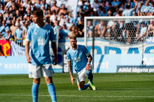 Malmö FFs Pontus Jansson deppar