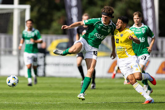 Brages Lorik Konjuhi och Falkenbergs Leonardo Farah Shahin