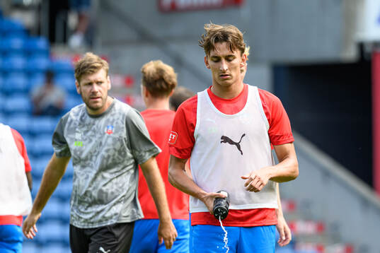 Helsingborgs assisterande tränare Max Lindén och Wilhelm