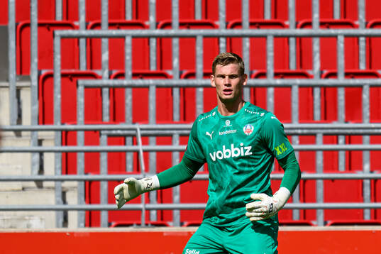 Helsingborgs målvakt Johan Brattberg