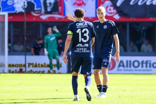Utsiktens Malkolm Moenza och Vilhelm Gunnarsson deppar