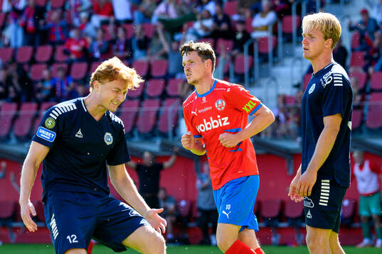 Helsingborgs Max Svensson jublar