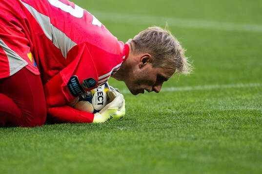 Djurgårdens målvakt Jacob Rinne