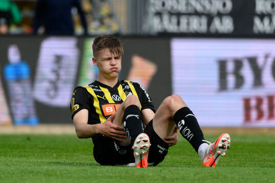 Häckens Adrian Svanbäck deppar