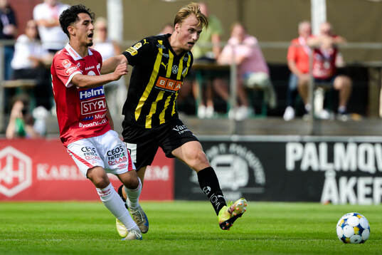 Degerfors Elias Barsoum och Häckens Sigge Jansson