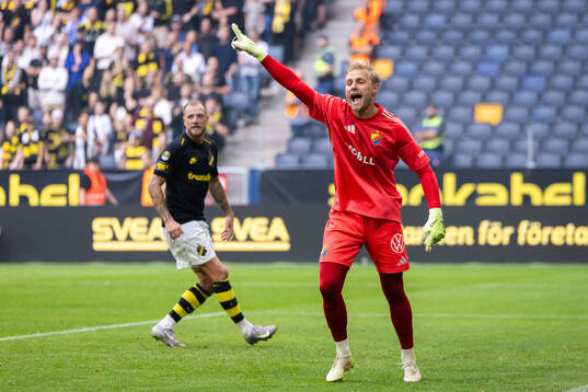 Djurgårdens målvakt Jacob Rinne