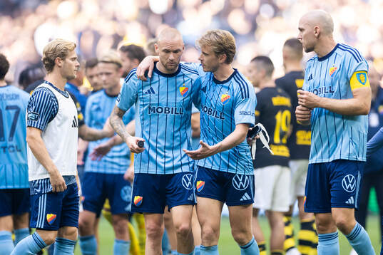 Djurgårdens Adam Ståhl, Rasmus Schuller och Marcus