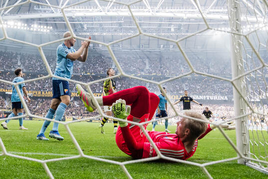 Djurgårdens målvakt Jacob Rinne