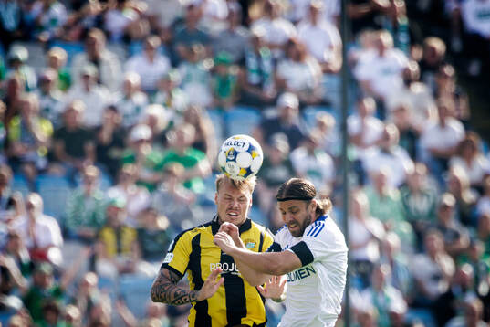 Hammarbys Victor Eriksson och IFK Norrköpings Christoffer