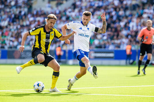 Hammarbys Markus Karlsson och IFK Norrköpings Arnor