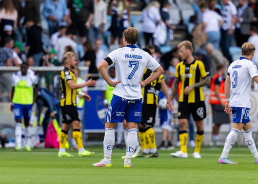 IFK Norrköpings Alexander Fransson deppar