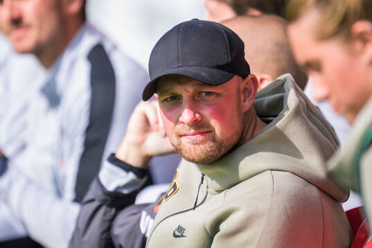 Brommapojkarnas huvudtränare Fredrik Landén