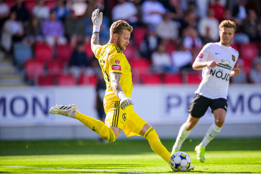Östers målvakt Robin Wallinder