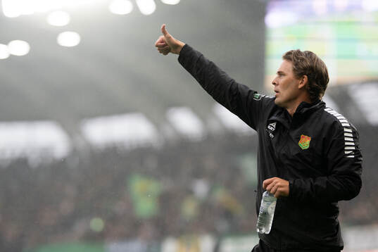GAIS tränare Fredrik Holmberg