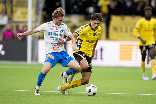 Värnamos Carl Johansson och Elfsborgs Besfort Zeneli