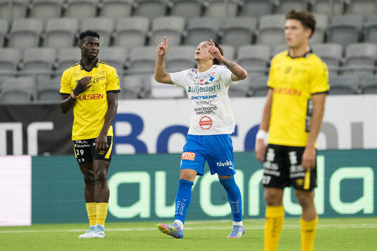 Värnamos Kai Meriluoto jublar