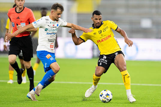 Värnamos Ajdin Zeljkovic och Elfsborgs Wenderson Oliveira