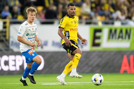 Värnamos Otso Liimatta och Elfsborgs Wenderson Oliveira do