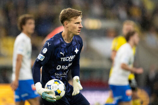 Värnamos målvakt Hugo Keto