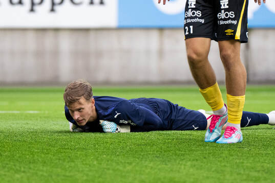 Värnamos målvakt Hugo Keto