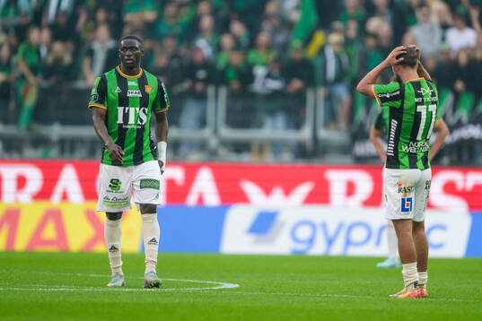 GAISs Ibrahim Diabate och Edvin Becirovic deppar