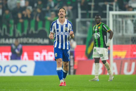 IFK Göteborgs Gustav Svensson jublar