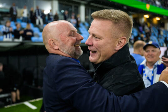 IFK Göteborgs klubbdirektör Håkan Mild och tränare