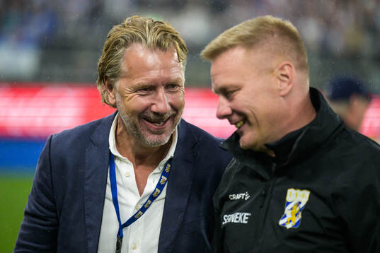 IFK Göteborgs fotbollsansvarige Jesper Jansson och