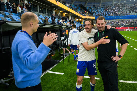 IFK Göteborgs Gustav Svensson jublar
