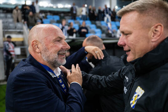 IFK Göteborgs klubbdirektör Håkan Mild och tränare
