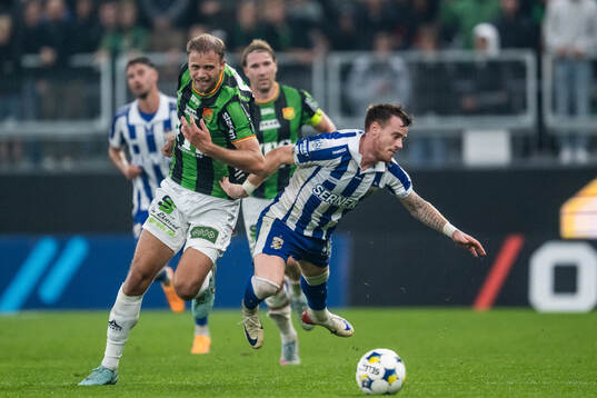 GAIS Gustav Lundgren och IFK Göteborgs Tobias Heintz