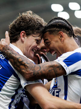 IFK Göteborgs Kolbeinn Thordarson och Sebastian Clemmensen