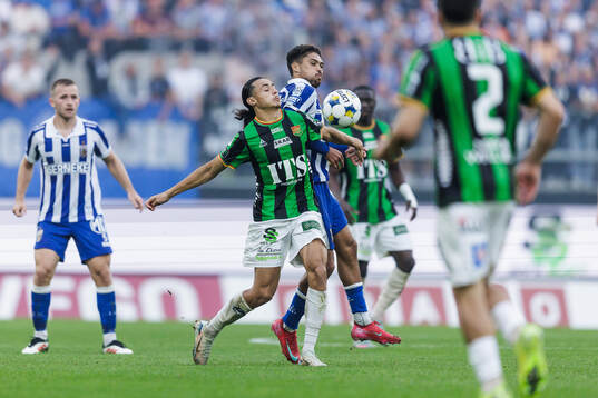 GAISs Amin Boudri och IFK Göteborgs Thomas Santos
