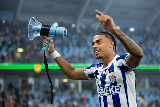IFK Göteborgs Sebastian Clemmensen jublar