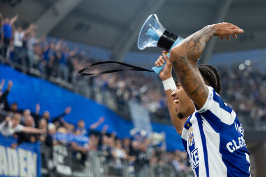 IFK Göteborgs Sebastian Clemmensen jublar