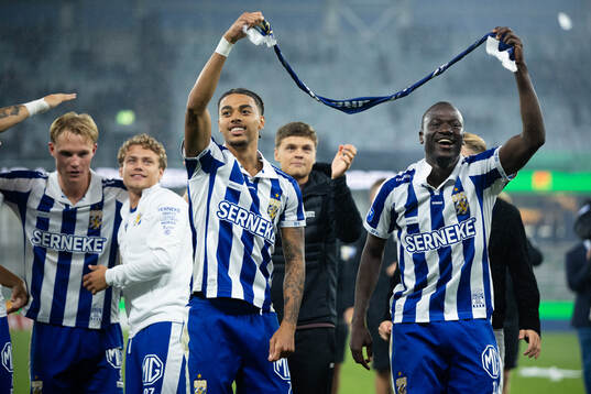 IFK Göteborgs Sebastian Clemmensen och Saidou Alioum