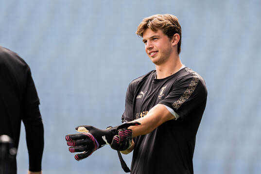 Goalkeeper Melker Ellborg