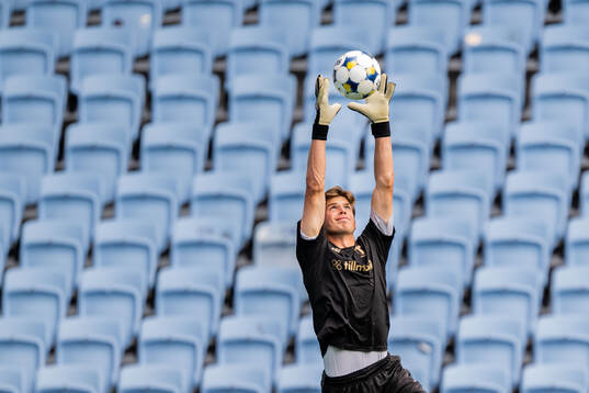 Goalkeeper Melker Ellborg