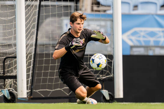 Goalkeeper Melker Ellborg