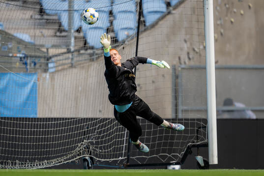 Goalkeeper Joakim Persson