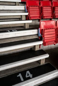 Interior view of Parken Stadium