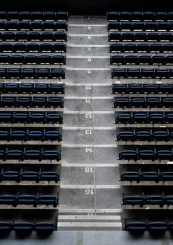 Interior view of Parken Stadium