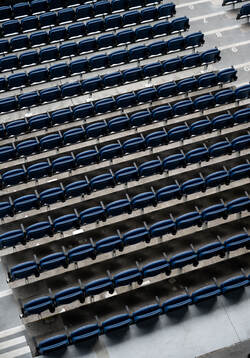 Interior view of Parken Stadium