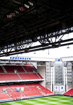 Interior view of Parken Stadium