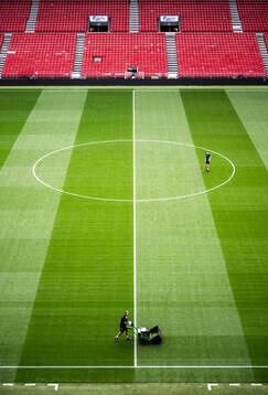Interior view of Parken Stadium
