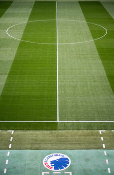 Interior view of Parken Stadium