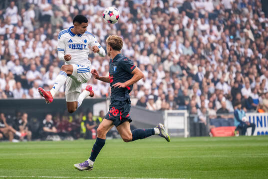 Marcos Lopez of FC Copenhagen and Hugo Bolin of Malmö FF