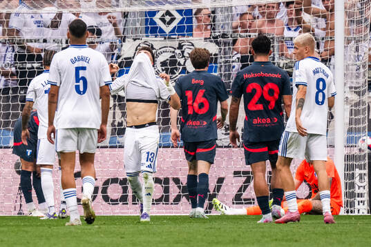 Rodrigo Huescas of FC Copenhagen looks dejected