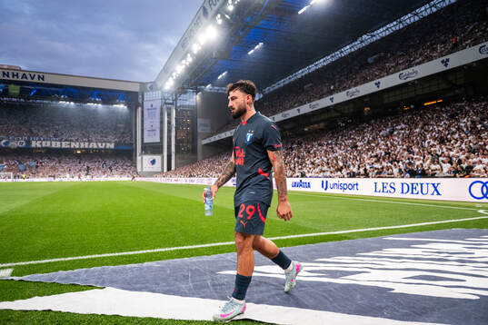 Sead Haksabanovic of Malmö FF looks dejected
