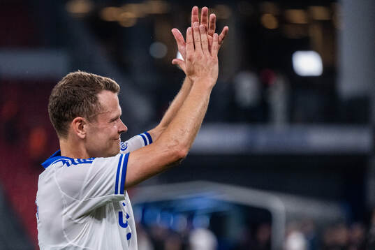 Viktor Claesson of FC Copenhagen celebrates